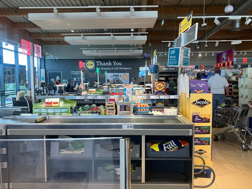 Lidl checkout tills